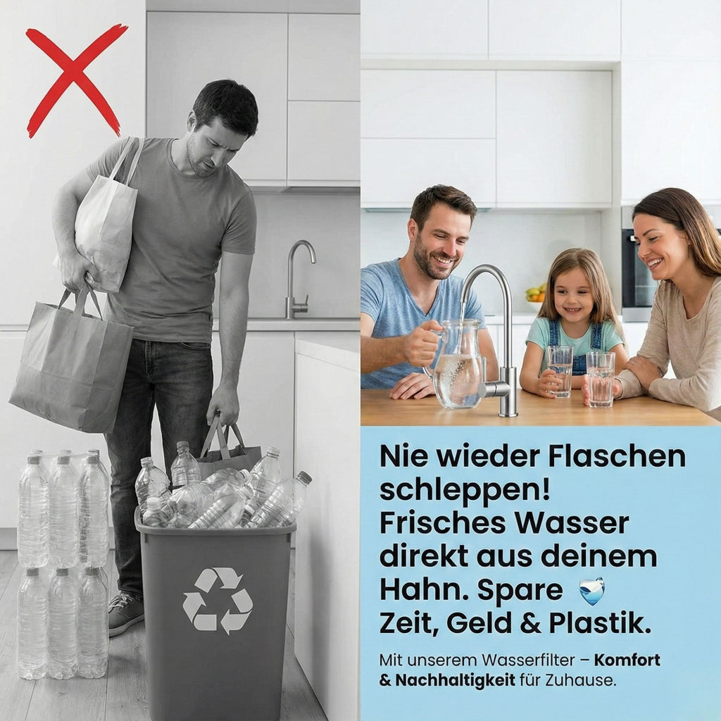 Wasserly | 8-Stufen Umkehrosmose Anlage Wasserfilter mit UV Klärer