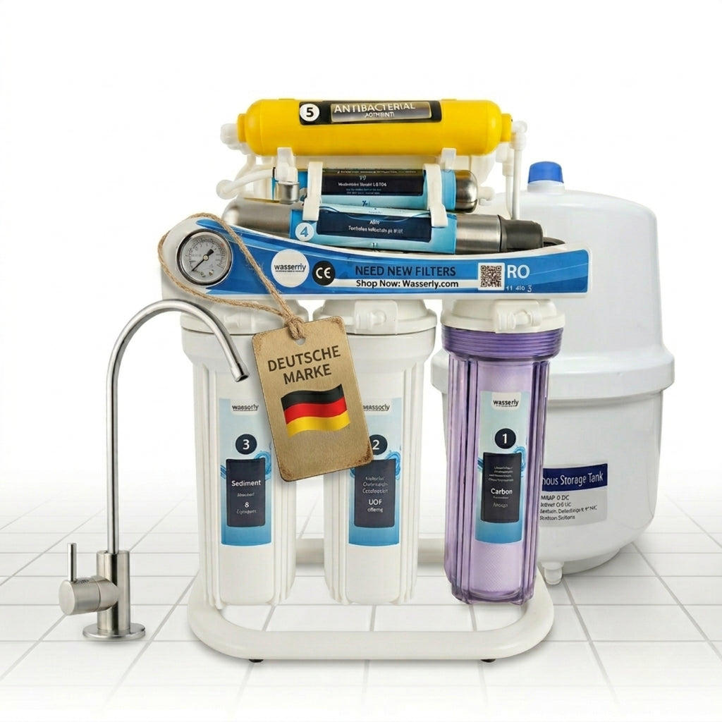 Wasserly | 8-Stufen Umkehrosmose Anlage Wasserfilter mit UV Klärer